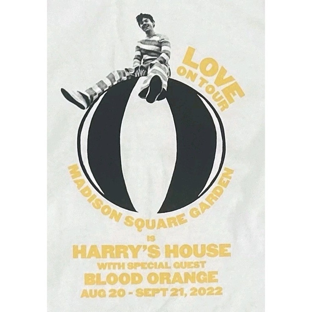 New! Harry Styles Love On Tour Madison Square Garden T Shirt Large New York 2022 - Picture 3 of 9
